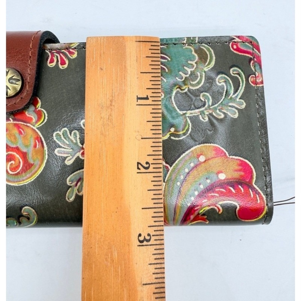 NEW Patricia Nash Marotta Floral Leather Card Case Wallet Multicolor NWT - Picture 4 of 14